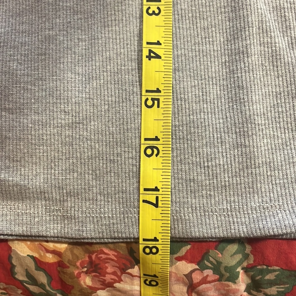 🥀 Gray Knit Wrap Top Reversible Dress, Sz Med, New 🥀 - Picture 7 of 11